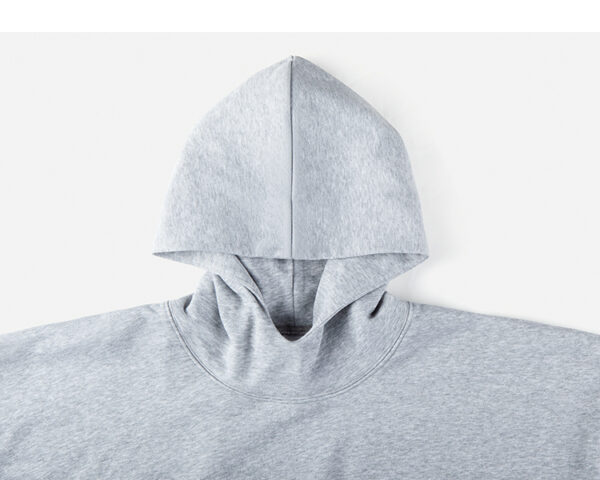400 gsm Loose Perfect Hoodie - Light Gray - Image 2