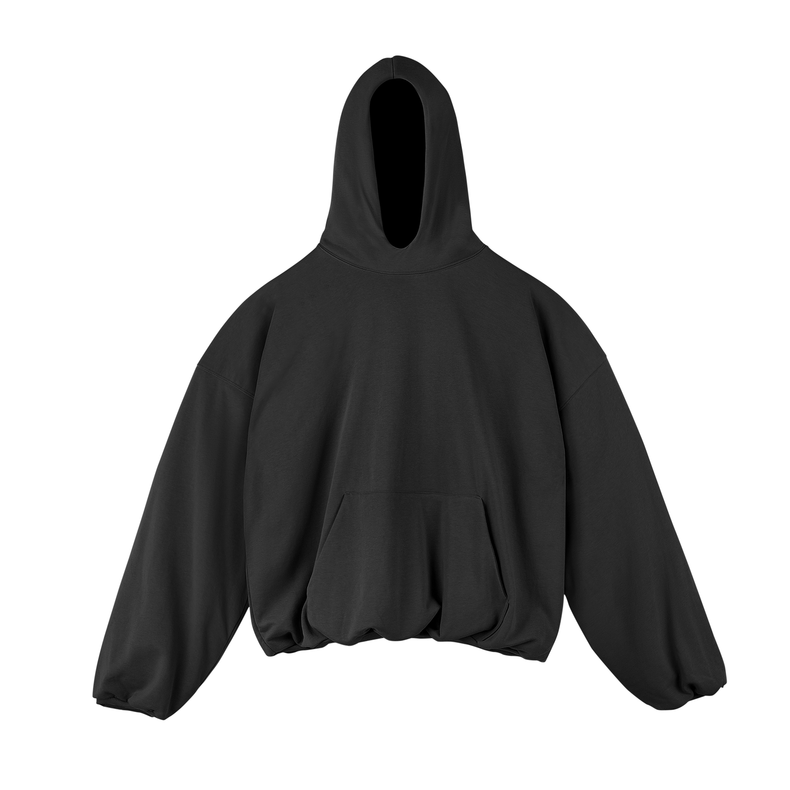 400 Gsm Loose Perfect Hoodie Black KAUZEN CLO 