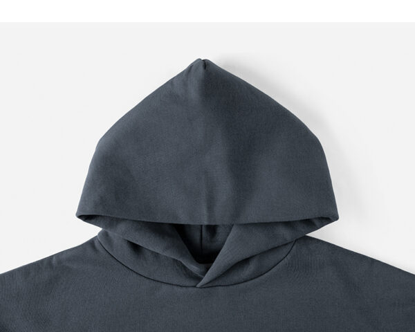 400 gsm Loose Perfect Hoodie - Dark Gray - Image 3