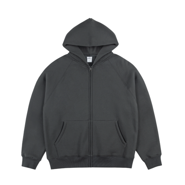 Zip-Up Dark Grey Hoodie v2
