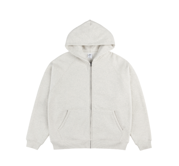 Zip-Up Hoodie Light Grey v2