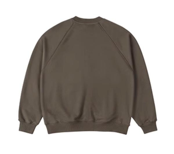 Roundneck Brown Sweatshirt - Image 2